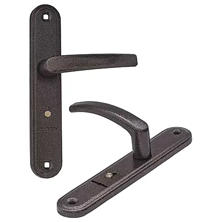 Ручка Guardian (Гардиан) дверная 4131 Вега (черный муар) /124:1:84(9005)/ 