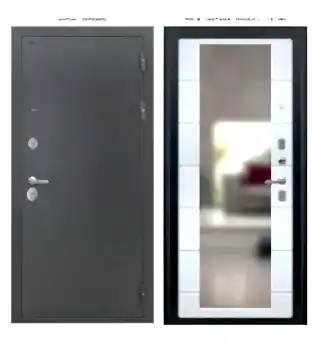 OSCAR  Антик серебро/зеркало 96 правая